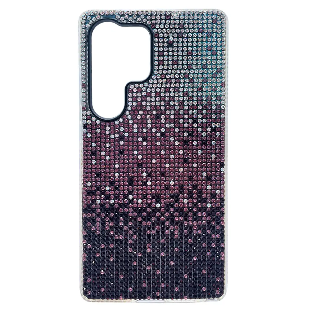 Samsung Galaxy S25 Ultra Designed Case Bling Party Diamond Purple